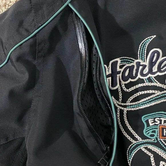 ‼️SOLD‼️Women’s Harley Davidson Riding Jacket Size Small - Picture 8 of 12